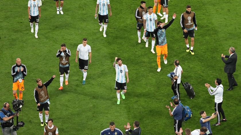 A hora de Messi chegou a horas. Foto: EPA