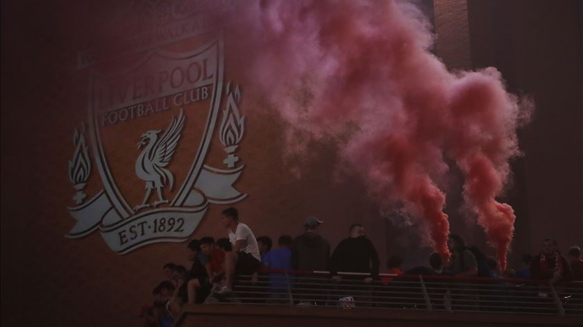 Liverpool é campeão inglês, 30 anos depois. Foto: Lynne Cameron/EPA