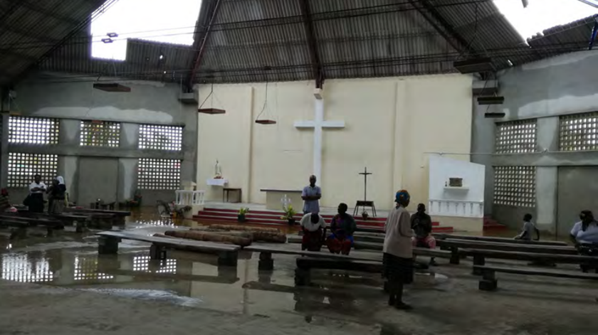 A Igreja está preocupada com a situação na zona afectada. Foto: Cáritas