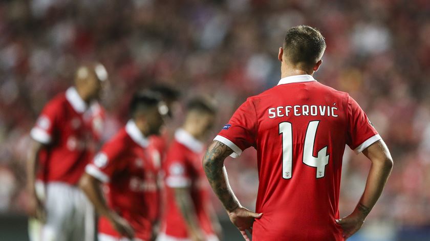 Seferovic não marca há quatro jogos pelo Benfica. Foto: Mário Cruz/Lusa