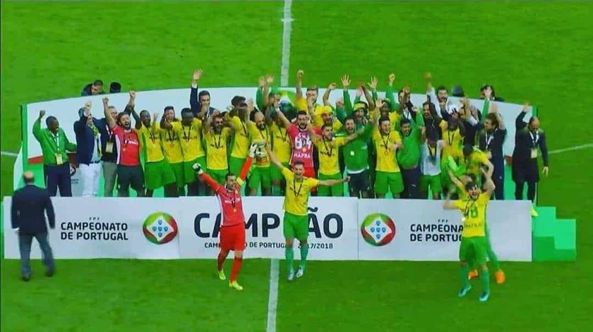 Mafra venceu o Campeonato de Portugal em 2018. Foto: DR