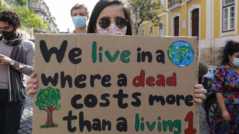Última marcha climática global acontecceu a 25 de setembro. Foto: Paulo Novais/Lusa