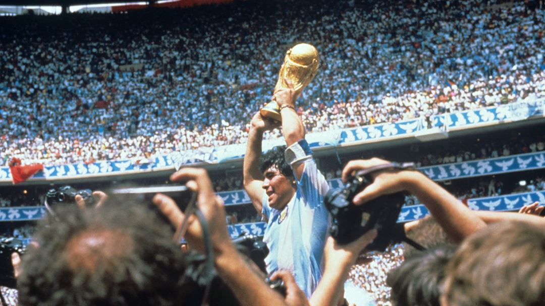 Diego Armando Maradona campeão do Mundo em 1986 Foto: EPA