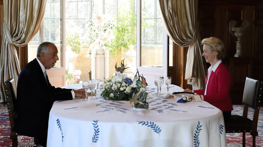Ursula Von Der Leyen foi a convidada especial do Conselho de Estado. Foto: António Cotrim/Lusa