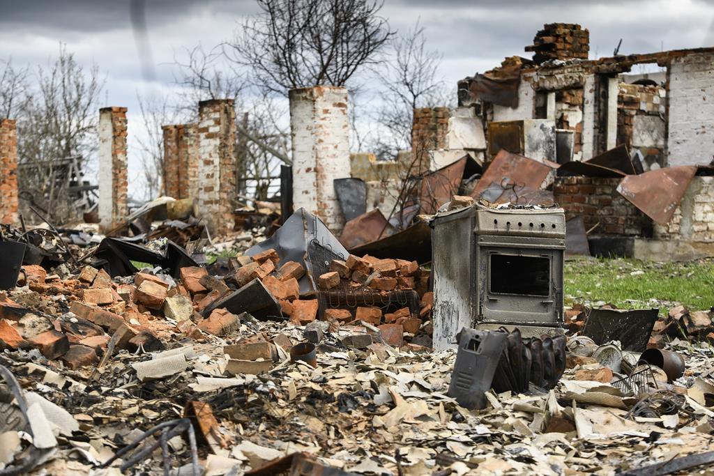 Destruição na cidade de Mariupol, na Ucrânia Foto: Reuters