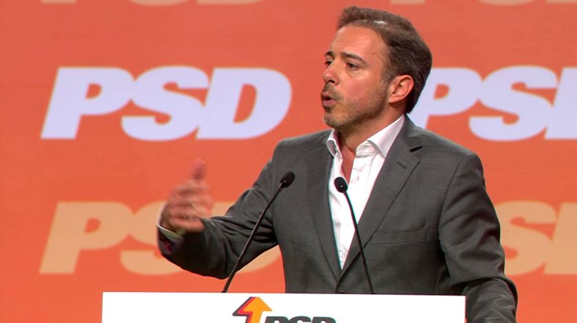 Pedro Duarte no último congresso do PSD. Foto: PSD TV