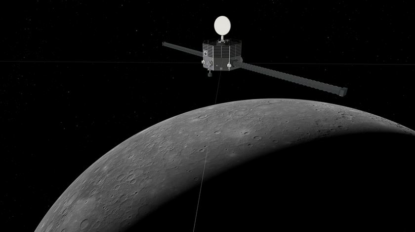 A sonda só vai estar a orbitar Mercúrio sete anos após o seu lançamento. Foto: ESA