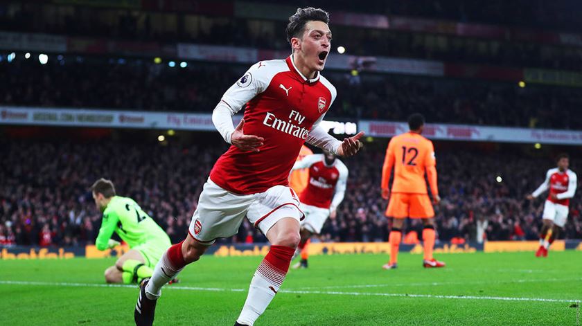 Ozil tem estado em grande destaque esta temporada. Foto: Arsenal FC