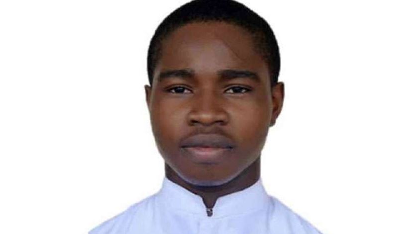 Michael Nnadi, seminarista nigeriano raptado e assassinado em janeiro de 2020. Foto: DR