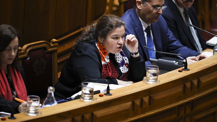 Alexandra Leitão ouvida no Parlamento. Foto: José Sena Goulão/Lusa
