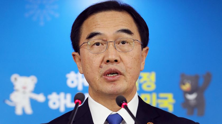 Ministro sul-coreano da Unificação, Cho Myoung-gyon. Foto: Yonhap/EPA