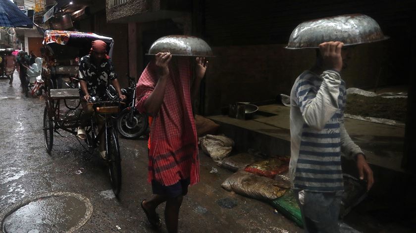 Monsões na Índia. Foto: Rajat Gupta/EPA
