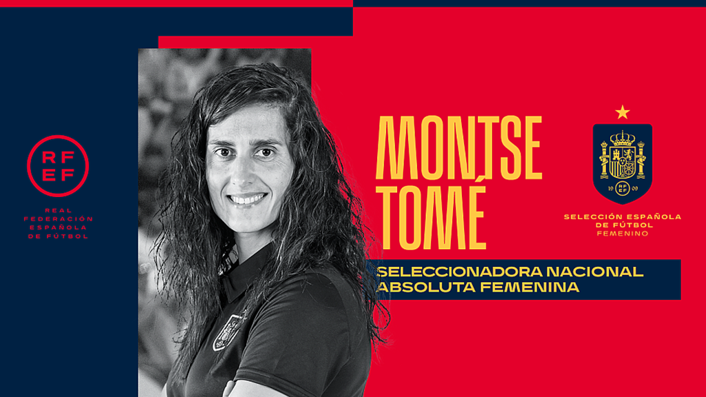 Montse Tomé, selecionadora espanhola feminina de futebol. Foto: RFEF
