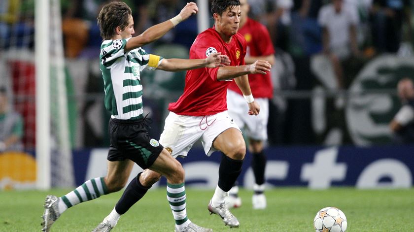 Ronaldo trocou o Sporting pelo Manchester United em 2003. Foto: Tony O