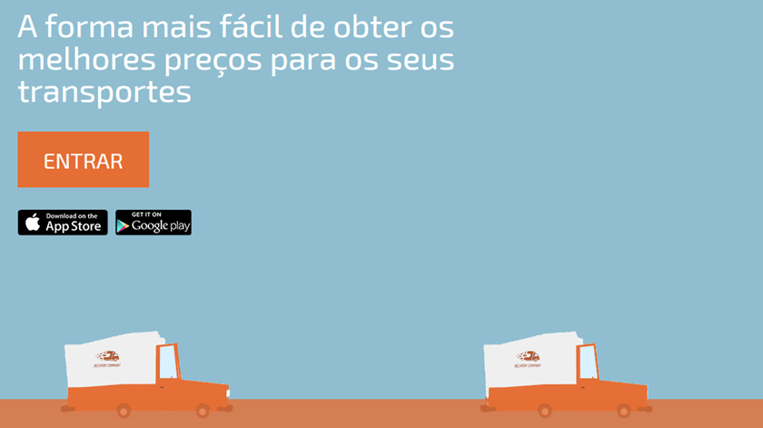 A MubCargo é uma start-up portuguesa que quer ser a "uber dos transportes de mercadorias". Fonte: www.mubcargo.com