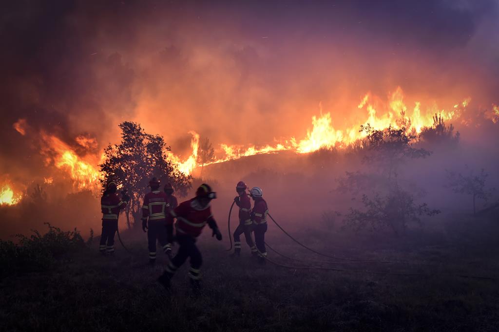 incêndio na Serra da Estrela Foto: Nuno André Ferreira/Lusa
