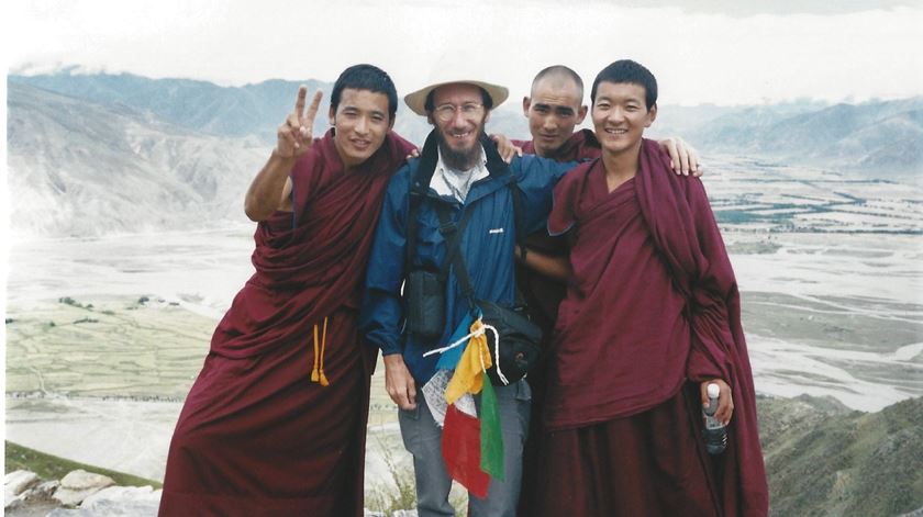 Adelino Ascenso nas montanhas do Tibete. Foto: DR