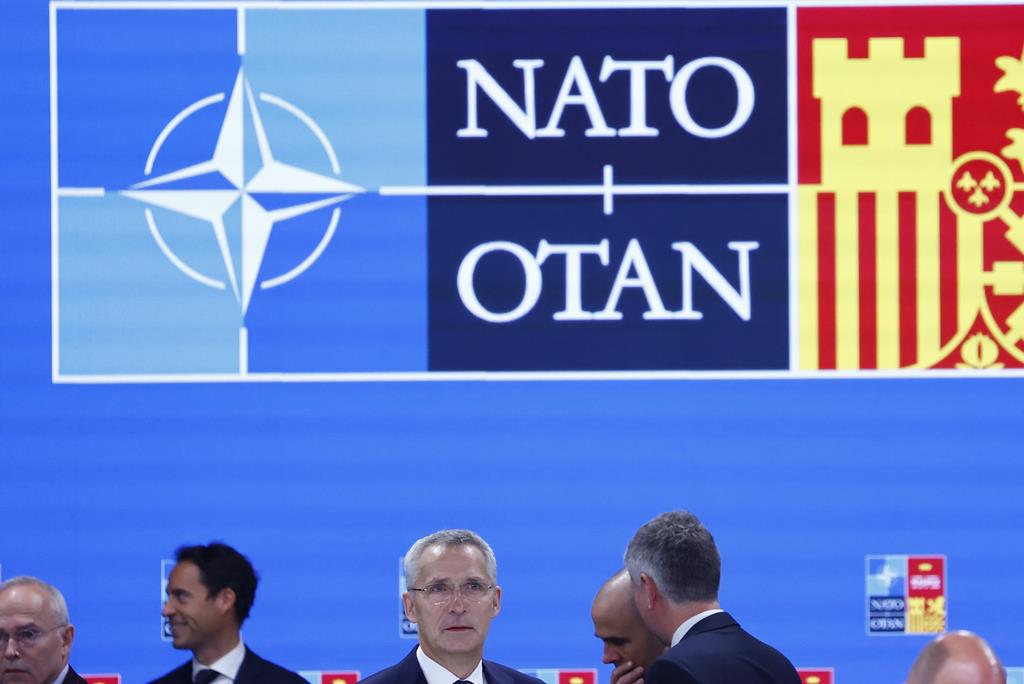 Jens Stoltenberg cimeira da NATO em Madrid. Foto: Sergio Perez/EPA