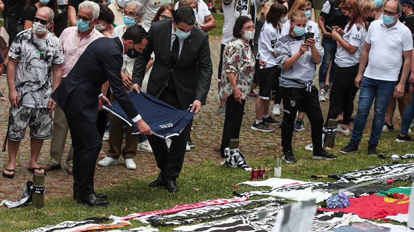 Funeral de Neno. Foto: Liga Portugal