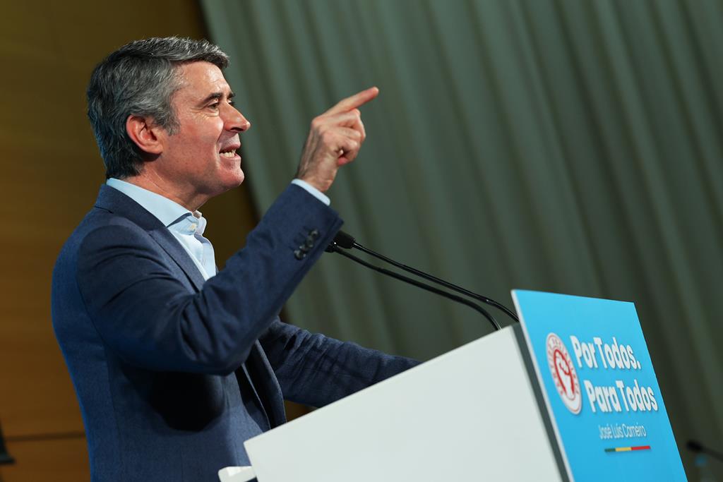 José Luís Carneiro, candidato à liderança do Partido Socialista. Foto: Nuno Veiga/Lusa