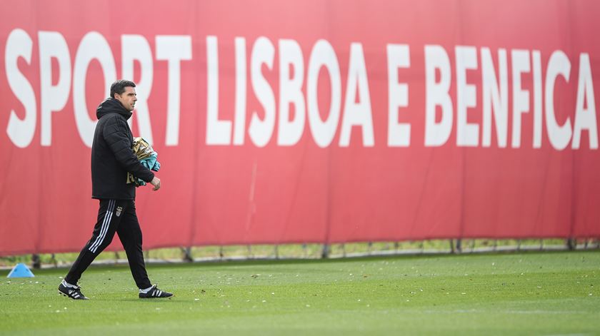 Nélson Veríssimo despede-se do Benfica, no final da época Foto: Mário Cruz/Lusa