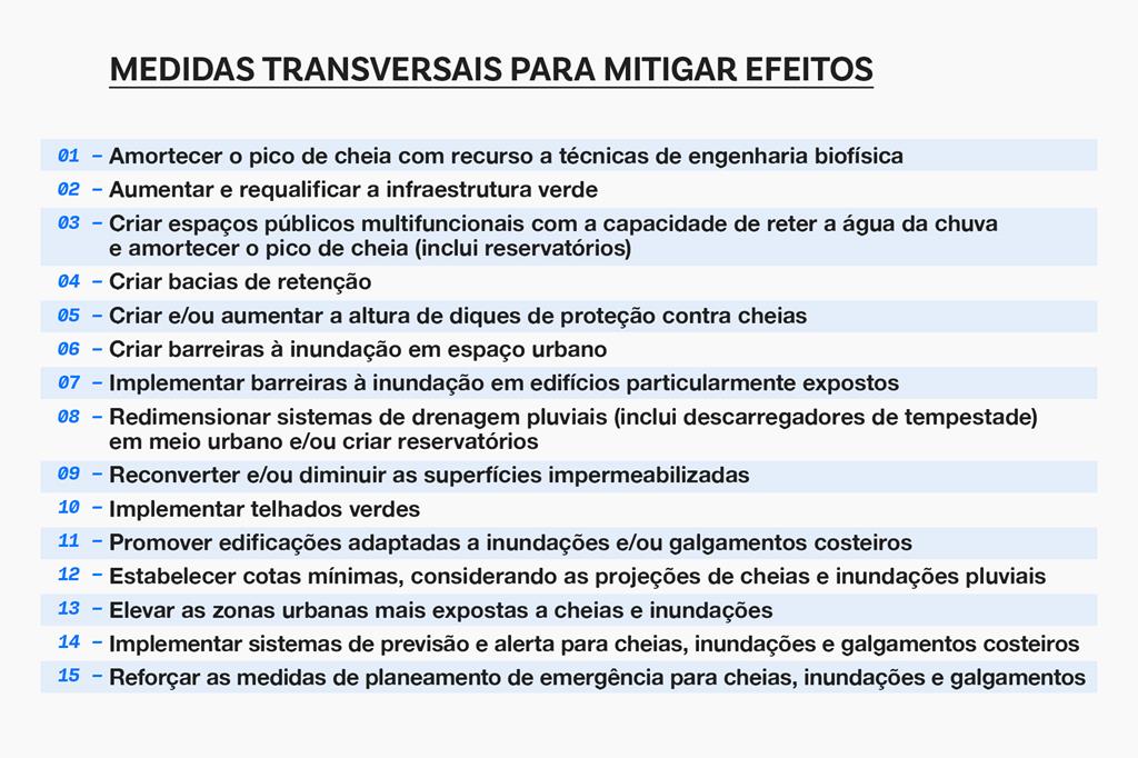 Opções estratégicas e medidas de adaptação/mitigação. Imagem: Rodrigo Machado