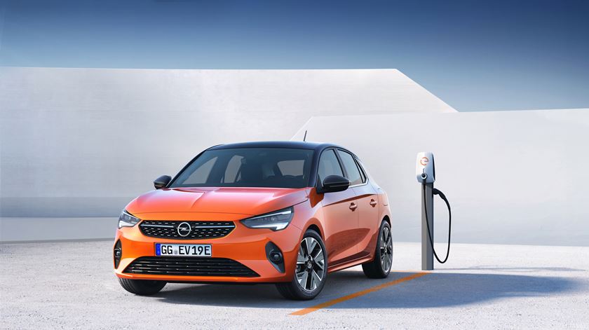Novo Corsa elétrico. Foto: Opel