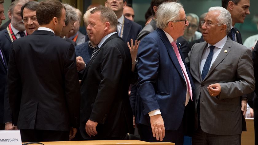 O primeiro-ministro português, António Costa, marcou presença na maratona negocial em Bruxelas Foto: Comissão Europeia