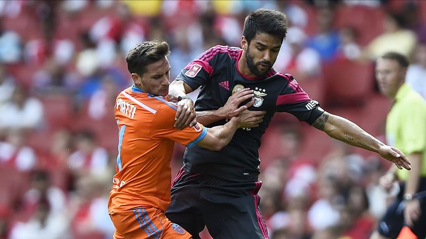 Candeias não fez qualquer jogo oficial pelo Benfica, mas chegou a fazer a pré-temporadas em 2014/15 Foto: Dylan Martinez/Reuters