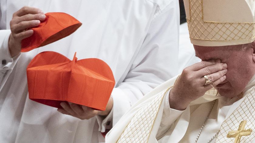 O Papa Francisco cria novos cardeais no fim-de-semana. Foto: Claudio Peri/EPA