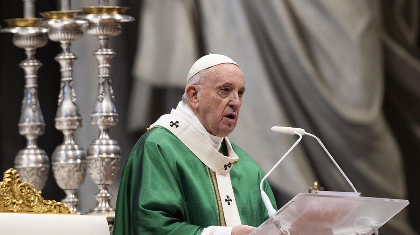 Papa Francisco celebra o primeiro Domingo da Palavra, Janeiro de 2020. Foto: Claudio Peri/EPA
