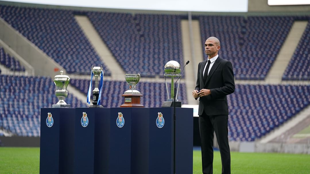 Pepe tem sete títulos conquistados pelo FC Porto Foto: FC Porto