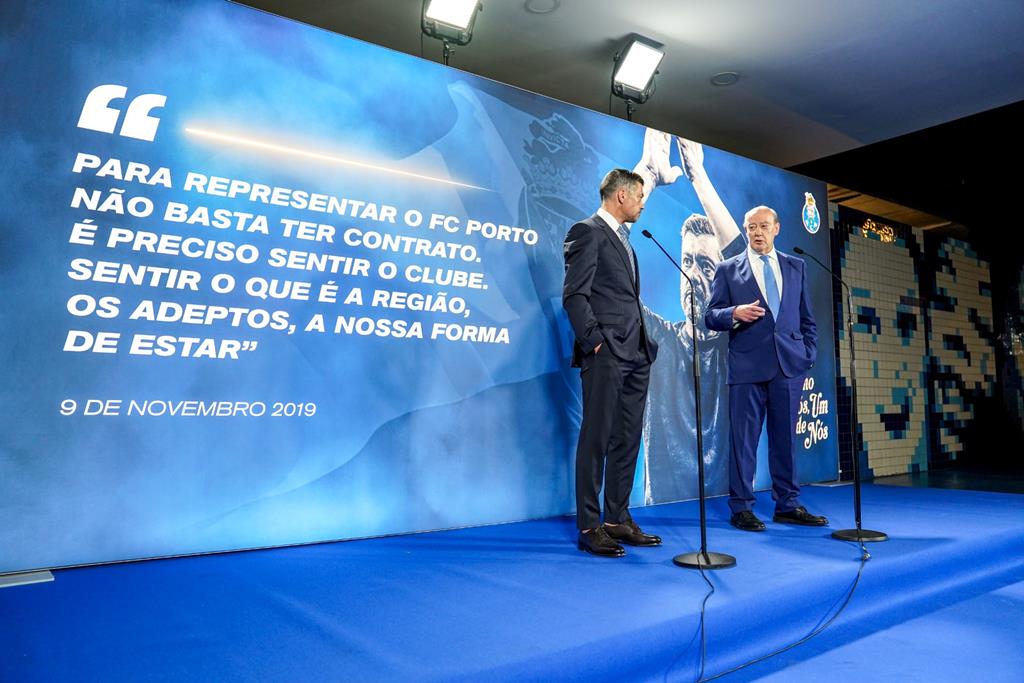 Pinto da Costa estará mais três temporadas ao lado de Sérgio Conceição Foto: FC Porto