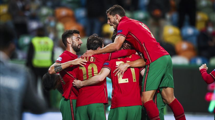 Portugal empatou frente a Espanha e França e derrotou a Suécia. Foto: José Sena Goulão/Lusa