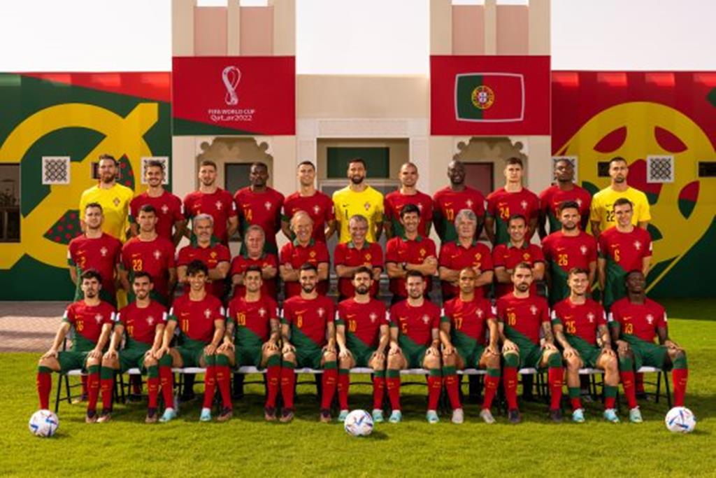 A lista de convocados de Portugal para o Mundial 2022