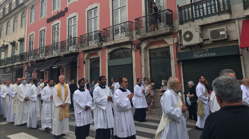 Procissão Corpo de Deus, em Lisboa Foto: Ana Catarina André/RR