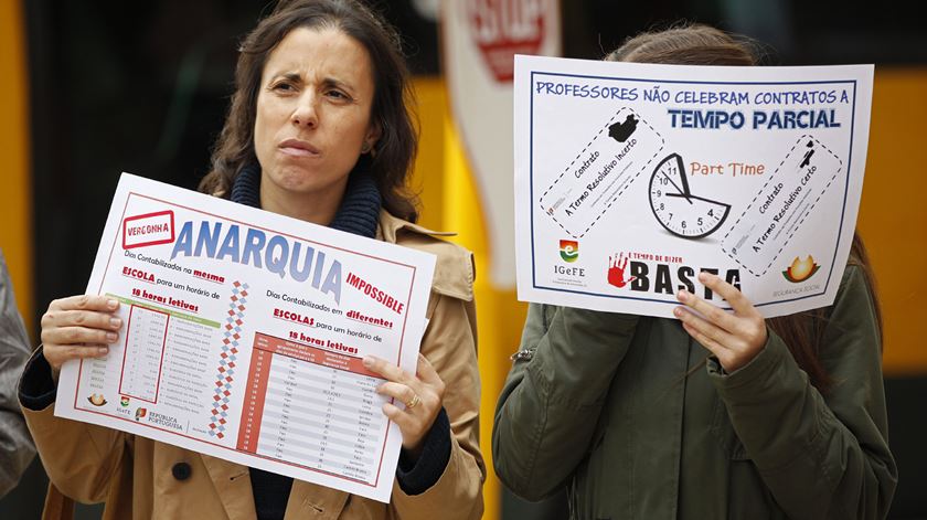 Sindicatos dos professores continuam insatisfeitos. Foto: António Pedro Santos/Lusa