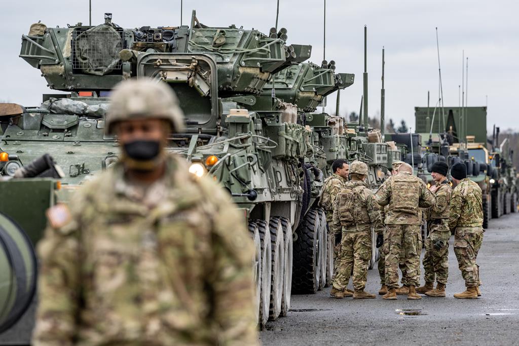 Militares norte-americanos chegam à Europa para apoiar defesa da Ucrânia. Foto: Reuters