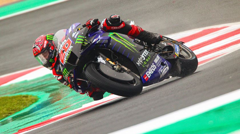 Fabio Quartararo fez história no GP Itália em MotoGP. Foto: Davide Gennari/EPA