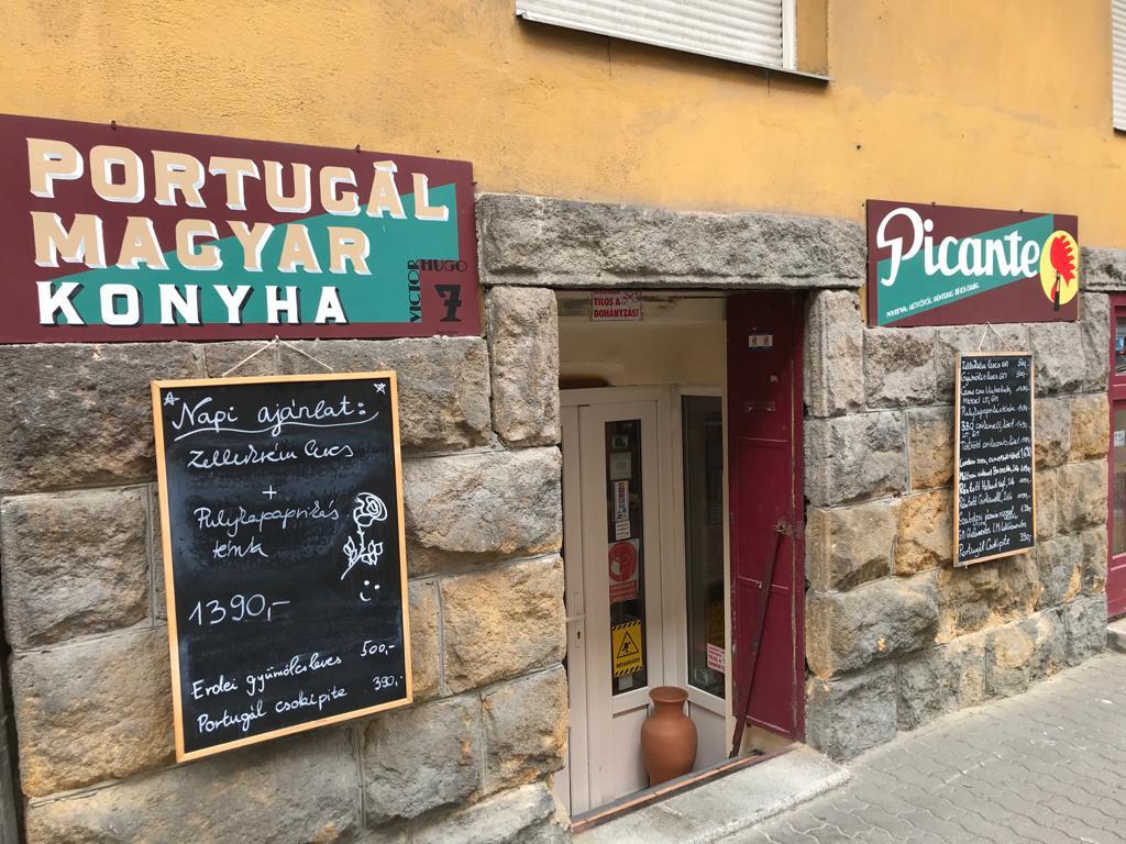 Restaurante "Picante" em Budapeste tem menu de comida portuguesa Foto: Pedro Azevedo/RR
