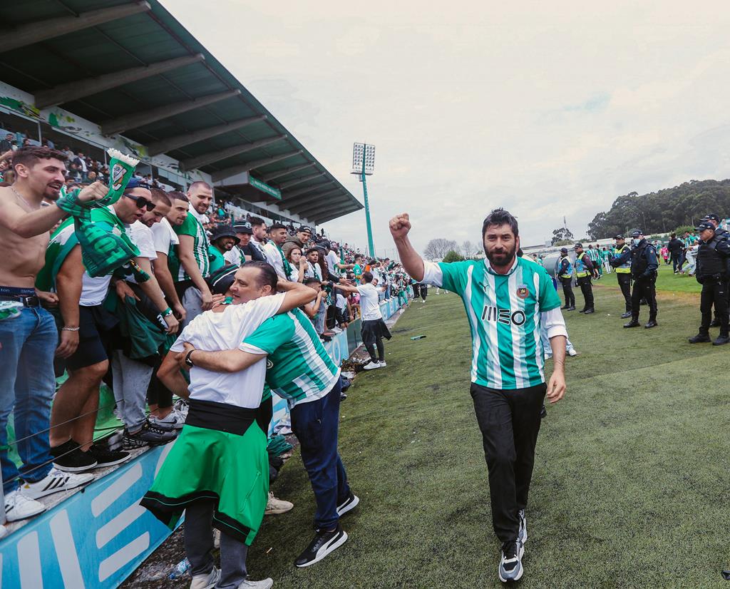 Luís Freire celebrou a subida do Rio Ave à I Liga Foto: Liga Portugal