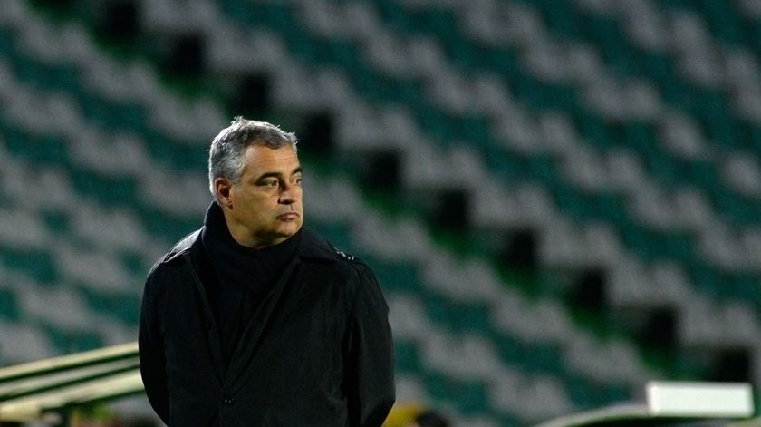 José Couceiro, treinador do Vitória de Setúbal. Foto: Rui Minderico/Lusa
