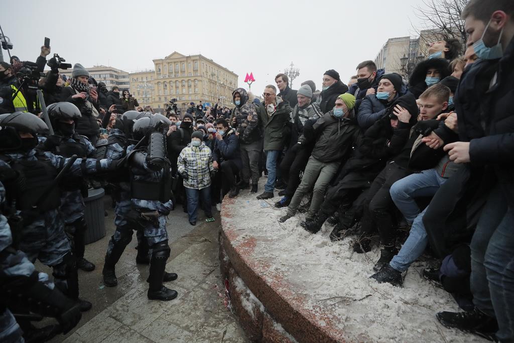 Protestos em Moscovo. A Rússia é um dos países apontados pela Amnistia Internacional. Foto: Maxim Shipenkov/EPA