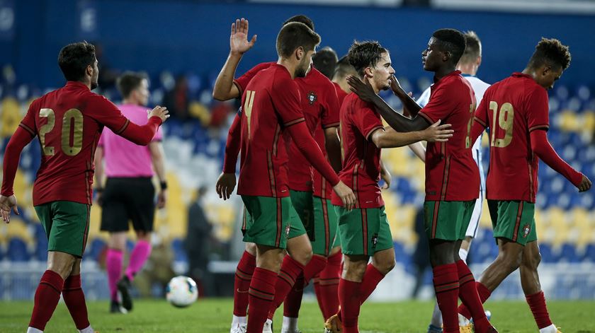 Portugal continua na luta pelo apuramento direto para o Europeu sub-21. Foto: Rodrigo Antunes/Lusa