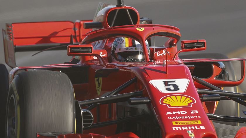 Vettel venceu o GP da Austrália, em Melbourne. Foto: Dave Acree/EPA