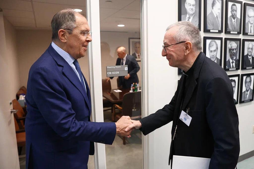 Secretário de Estado do Vaticano, Cardeal Pietro Parolin, reúne com Sergei Lavrov Foto: Ministério dos Negócios Estrangeiros da Rússia