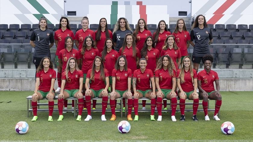 Selecão, Portugal, Europeu. Futebol feminino. Foto: FPF