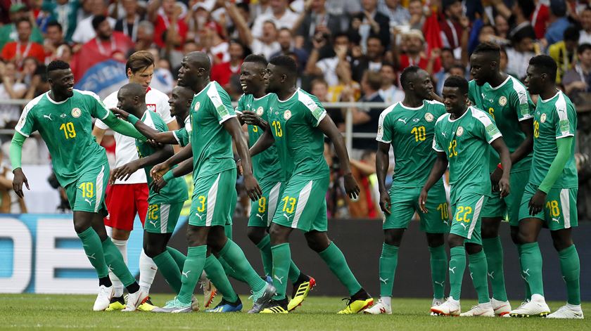 Senegal entra a vencer na Rússia. Foto: EPA