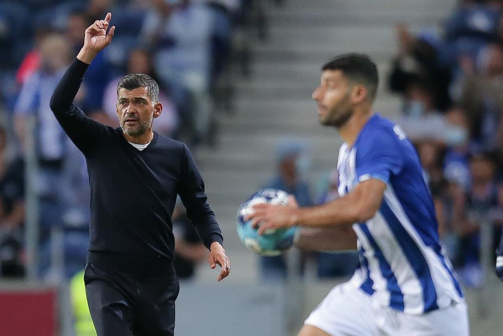 Sérgio Conceição criticou atuação do árbitro do FC Porto-Paços de Ferreira. Foto: Paulo Aragão/RR