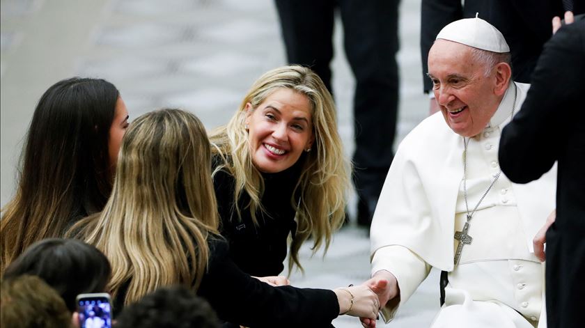 Papa incentiva jovens contra o vergonhoso flagelo do tráfico humano